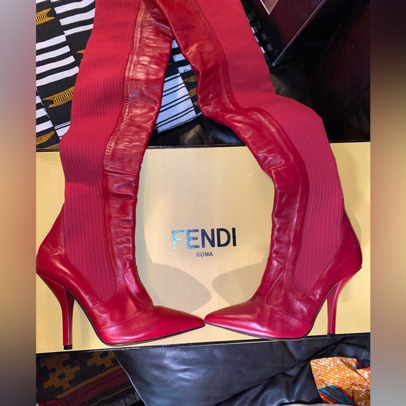 FENDI Thigh High Boots, EU 40 - Picture 13 of 16